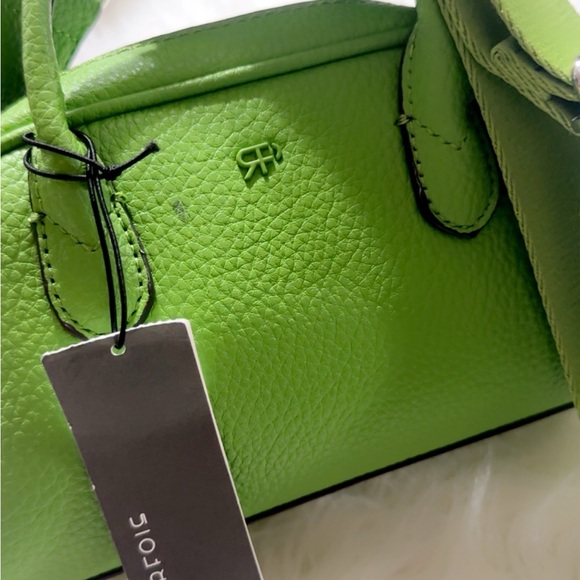 NWT PARFOIS MINI SATCHEL CROSSBODY BAG 8” X 6” REMOVABLE STRAP MADE IN PORTUGAL! - Picture 8 of 8